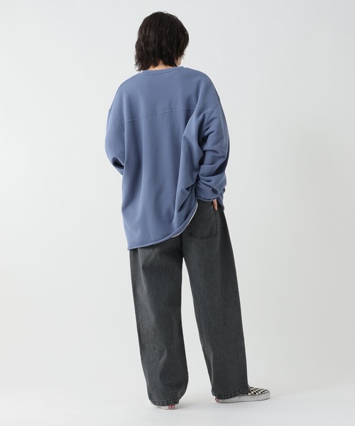 GEORGE'S(ジョージズ)の「加工裏毛フットボールロンT(Tシャツ/カットソー・メンズ・スミクロ/ブルー・MEDIUM/LARGE)」の16枚目の写真