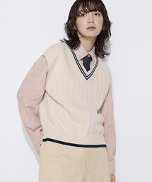 COMME CA Wardrobe | ケーブル編 ニットベスト(ニット/セーター)