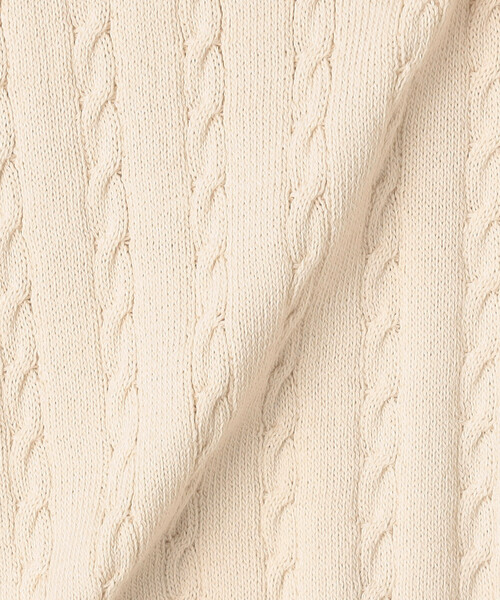COMME CA Wardrobe（コムサワードローブ）の「ケーブル編 ニットベスト（ニット/セーター・レディース・アイボリー/ネイビー・FREE）」の22枚目の写真