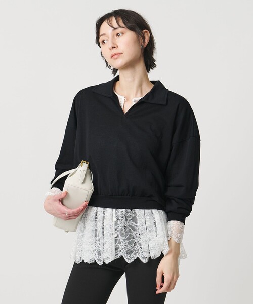 FILL THE BILL（フィルザビル）の「【別注】＜FILL THE BILL＞スキッパー スウェット（スウェット・レディース・ホワイト/ブラック・FREE）」の21枚目の写真