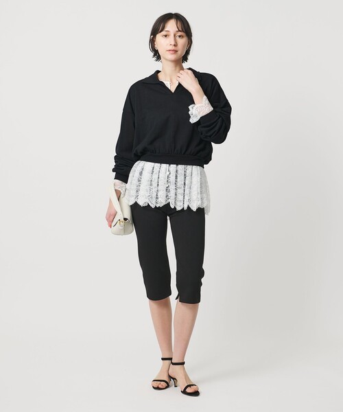 FILL THE BILL（フィルザビル）の「【別注】＜FILL THE BILL＞スキッパー スウェット（スウェット・レディース・ホワイト/ブラック・FREE）」の22枚目の写真