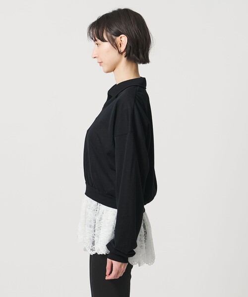 FILL THE BILL（フィルザビル）の「【別注】＜FILL THE BILL＞スキッパー スウェット（スウェット・レディース・ホワイト/ブラック・FREE）」の8枚目の写真