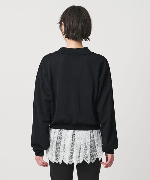 FILL THE BILL（フィルザビル）の「【別注】＜FILL THE BILL＞スキッパー スウェット（スウェット・レディース・ホワイト/ブラック・FREE）」の9枚目の写真