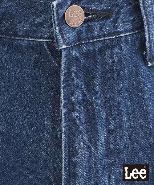 OPAQUE.CLIP（オペークドットクリップ）の「【Lee別注】フレアデニムパンツ【洗濯機OK】（デニムパンツ・レディース・ネイビー/ブルー系その他・03/02）」の6枚目の写真