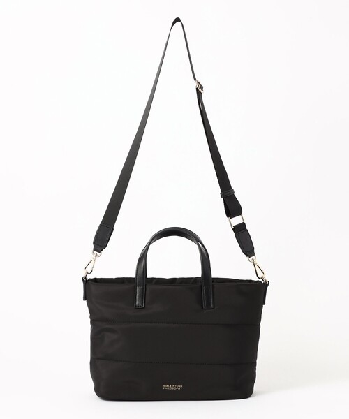 MACKINTOSH PHILOSOPHY（ﾏｯｷﾝﾄｯｼｭ ﾌｨﾛｿﾌｨｰ）の「【LEE4月号/蛯原友里さん着用】パデットミニショルダートート（トートバッグ・レディース・レッド系その他2/ベージュ/ブラック・FREE）」の22枚目の写真