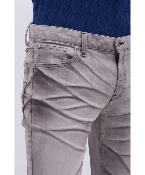 TORNADO MART(トルネードマート)の「グレイッシュヴィンテージスキニーデニム(デニムパンツ・メンズ・グレー・SMALL/MEDIUM/L/LL)」の4枚目の写真