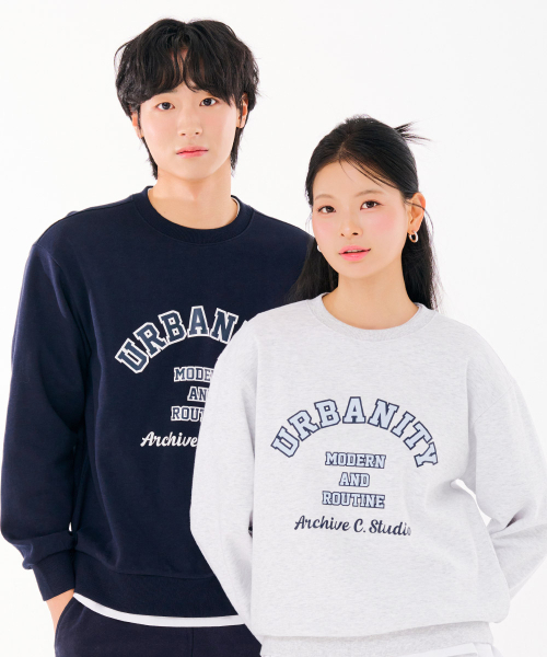 CHASECULT（チェイスカルト）の「共用レタリンググラフィックスウェットシャツ-FARU5112B0E（スウェット・メンズ・ライトグレー・90/100/110/95/105）」の5枚目の写真