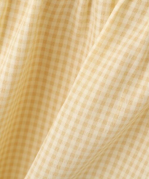 FREE'S MART（フリーズマート）の「◆レイヤード風ギンガムチェックペプラムブラウス（シャツ/ブラウス・レディース・ブラック系その他/イエロー系その他/ブルー系その他・FREE）」の5枚目の写真