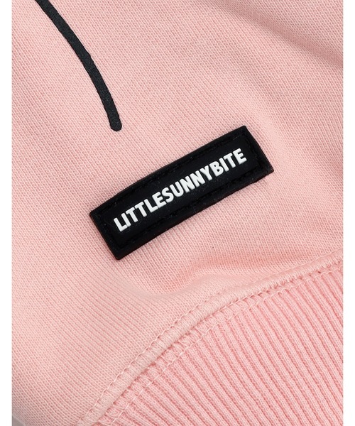 Little sunny bite(リトルサニーバイト)の「【RES】【Little sunny bite】short ribbon sweat hoodie(パーカー・レディース・ピンク/ブラック/ホワイト・MEDIUM/SMALL)」の19枚目の写真