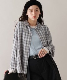 RAGEBLUE | ルーズオンブレチェックシャツ(シャツ/ブラウス)