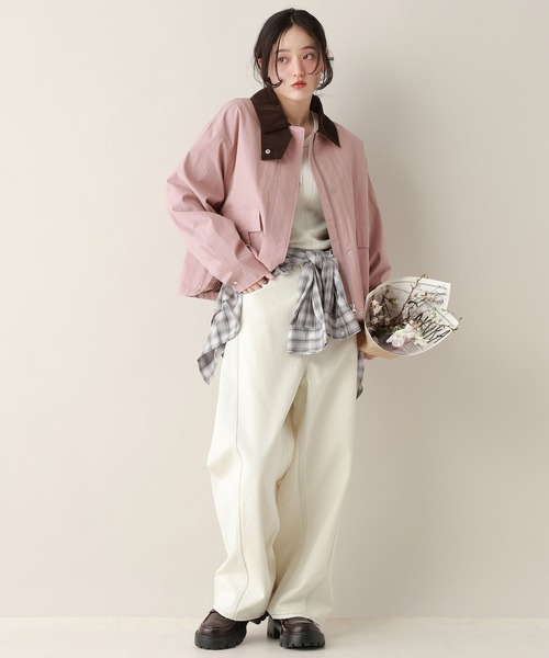 RAGEBLUE(レイジブルー)の「ルーズオンブレチェックシャツ(シャツ/ブラウス・レディース・ブラック/ピンク・FREE)」の17枚目の写真