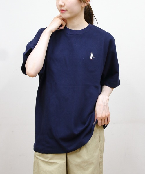 CHUMS(チャムス)の「CHUMS/チャムス ブービーピケTEE Booby Pique TEE(Tシャツ/カットソー・メンズ・ホワイト/ネイビー/ブラック・S/L/M)」の3枚目の写真