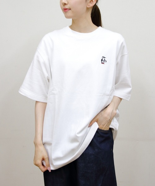 CHUMS(チャムス)の「CHUMS/チャムス ブービーピケTEE Booby Pique TEE(Tシャツ/カットソー・メンズ・ホワイト/ネイビー/ブラック・S/L/M)」の2枚目の写真