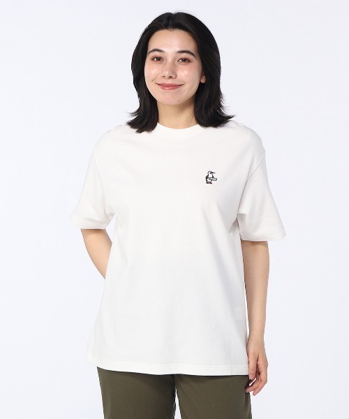CHUMS(チャムス)の「CHUMS/チャムス ブービーピケTEE Booby Pique TEE(Tシャツ/カットソー・メンズ・ホワイト/ネイビー/ブラック・S/L/M)」の8枚目の写真