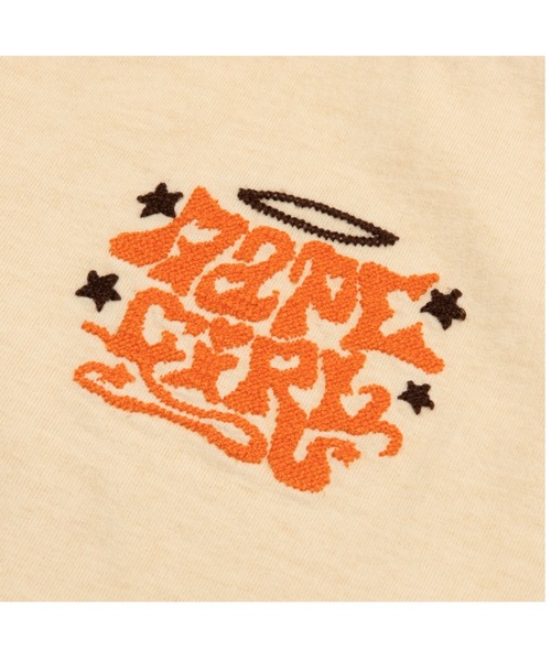 AAPE BY A BATHING APE（エーエイプバイアベイシングエイプ）の「AAPE MAIN TEE（Tシャツ/カットソー・レディース・アイボリー/ライトグレー・SMALL/MEDIUM/X-SMALL）」の8枚目の写真