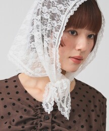 Ray BEAMS | レース スカーフ(バンダナ/スカーフ)