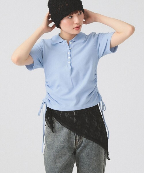 Ray BEAMS（レイビームス）の「レース スカーフ（バンダナ/スカーフ・レディース・ブラック/ホワイト・ONE SIZE）」の3枚目の写真