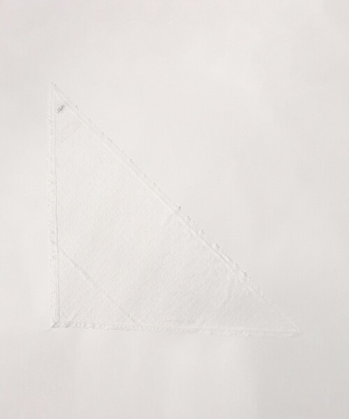 Ray BEAMS（レイビームス）の「レース スカーフ（バンダナ/スカーフ・レディース・ブラック/ホワイト・ONE SIZE）」の5枚目の写真