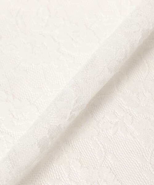 Ray BEAMS（レイビームス）の「レース スカーフ（バンダナ/スカーフ・レディース・ブラック/ホワイト・ONE SIZE）」の6枚目の写真