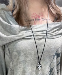 【Nerd out XU】stone pendant / 【ナードアウトエックスユー】ストーンペンダントネックレス