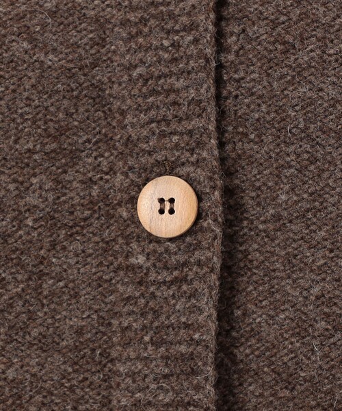 BASERANGE（ベースレンジ）の「BASERANGE TIER CARDIGAN（カーディガン/ボレロ・レディース・ホワイト/ダークブラウン・S）」の11枚目の写真