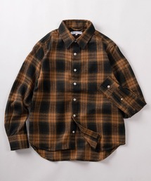 U.S. POLO ASSN.（ユーエスポロアッスン）の「【80】【U.S.POLO ASSN./ユーエス ポロアッスン】ワンポイントロゴ刺繍 レギュラーカラー チェックシャツ（シャツ/ブラウス）」