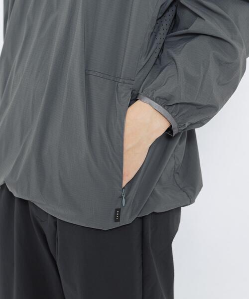 EKAL(エカル)の「ALL WEATHER ANORAK(ナイロンジャケット・メンズ・グレー/イエロー・MEDIUM/X-LARGE/LARGE)」の15枚目の写真