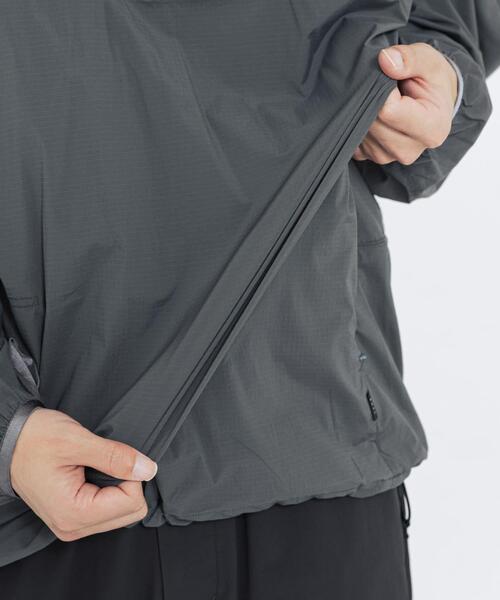 EKAL(エカル)の「ALL WEATHER ANORAK(ナイロンジャケット・メンズ・グレー/イエロー・MEDIUM/X-LARGE/LARGE)」の17枚目の写真