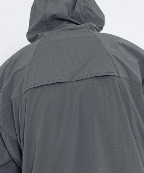 EKAL(エカル)の「ALL WEATHER ANORAK(ナイロンジャケット・メンズ・グレー/イエロー・MEDIUM/X-LARGE/LARGE)」の20枚目の写真