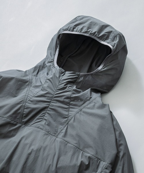 EKAL（エカル）の「ALL WEATHER ANORAK（ナイロンジャケット・メンズ・グレー/イエロー・MEDIUM/X-LARGE/LARGE）」の6枚目の写真