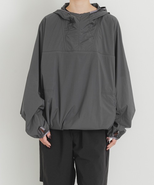 EKAL（エカル）の「ALL WEATHER ANORAK（ナイロンジャケット・メンズ・グレー/イエロー・MEDIUM/X-LARGE/LARGE）」の17枚目の写真
