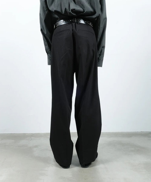 Jieda（ジエダ）の「【Jieda/ジエダ】ONE TUCK SLACKS（スラックス・メンズ・ブラック/グレー・1/2）」の22枚目の写真