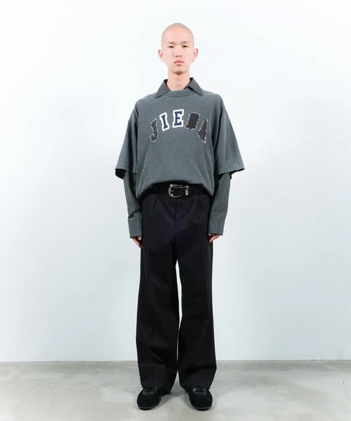 Jieda（ジエダ）の「【Jieda/ジエダ】ONE TUCK SLACKS（スラックス・メンズ・ブラック/グレー・1/2）」の20枚目の写真