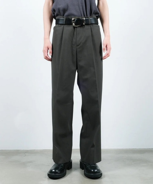 Jieda（ジエダ）の「【Jieda/ジエダ】ONE TUCK SLACKS（スラックス・メンズ・ブラック/グレー・1/2）」の17枚目の写真