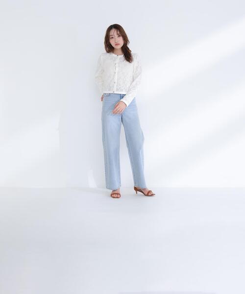 NATURAL BEAUTY BASIC(ナチュラルビューティーベーシック)の「◇レースブルゾン(ブルゾン・レディース・ブラック/オフホワイト・MEDIUM/SMALL)」の15枚目の写真