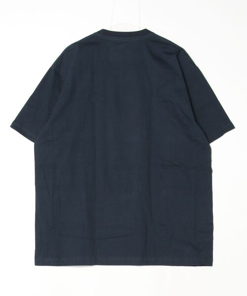 HANES(ヘインズ)の「【Hanes/ヘインズ】メンズ 大きいサイズ ビーフィーTシャツ(Tシャツ/カットソー・メンズ・ネイビー・XXL/3XL)」の5枚目の写真