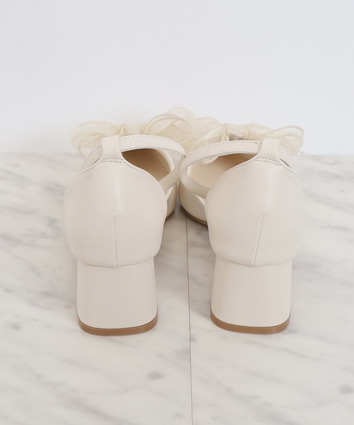ASTORIA ODIER（アストリアオディール）の「リボンセパレートパンプス（パンプス・レディース・アイボリー/ブラック・SMALL/MEDIUM/LARGE）」の11枚目の写真