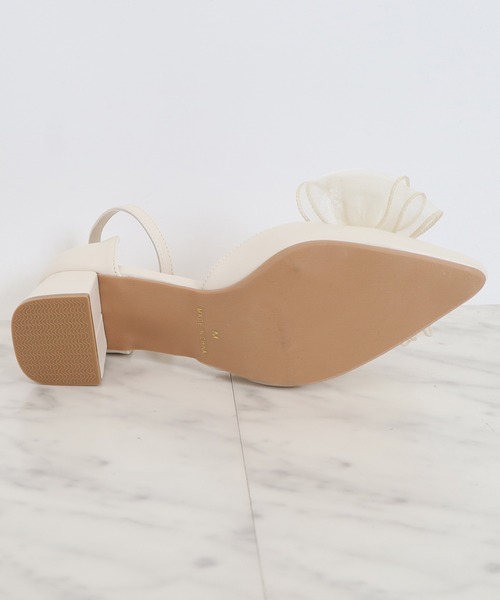 ASTORIA ODIER（アストリアオディール）の「リボンセパレートパンプス（パンプス・レディース・アイボリー/ブラック・SMALL/MEDIUM/LARGE）」の12枚目の写真