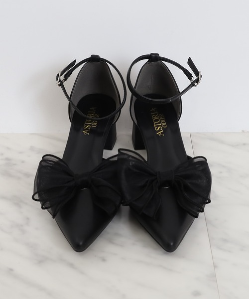 ASTORIA ODIER(アストリアオディール)の「リボンセパレートパンプス(パンプス・レディース・アイボリー/ブラック・SMALL/MEDIUM/LARGE)」の10枚目の写真