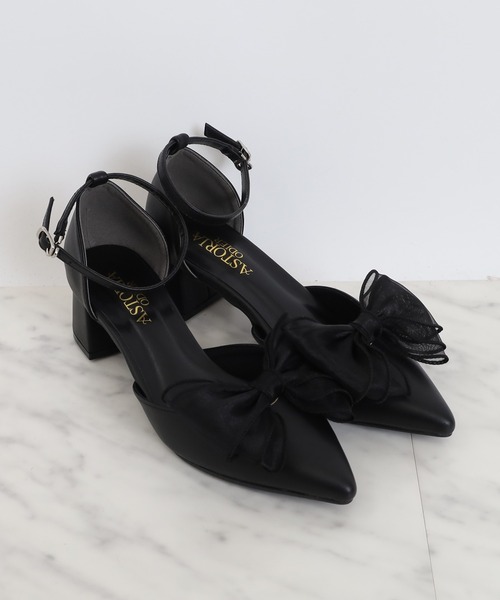 ASTORIA ODIER(アストリアオディール)の「リボンセパレートパンプス(パンプス・レディース・アイボリー/ブラック・SMALL/MEDIUM/LARGE)」の11枚目の写真