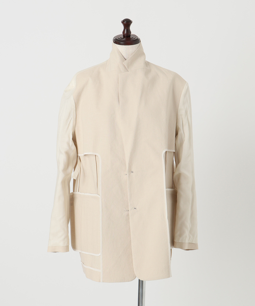 VERMEIL par iena（ヴェルメイユパーイエナ）の「Clean Linen Flex ジャケット（テーラードジャケット・レディース・ベージュ/キャメル・38/36）」の17枚目の写真