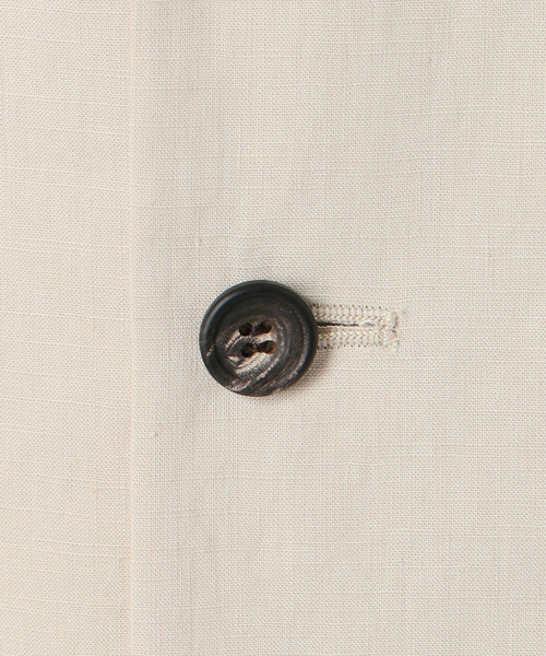 VERMEIL par iena（ヴェルメイユパーイエナ）の「Clean Linen Flex ジャケット（テーラードジャケット・レディース・ベージュ/キャメル・38/36）」の21枚目の写真