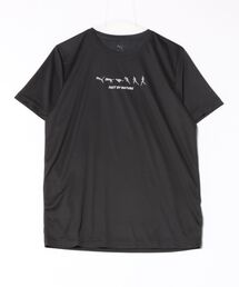 《PUMA》M RUN SLOGAN GRAPHIC Tシャツ