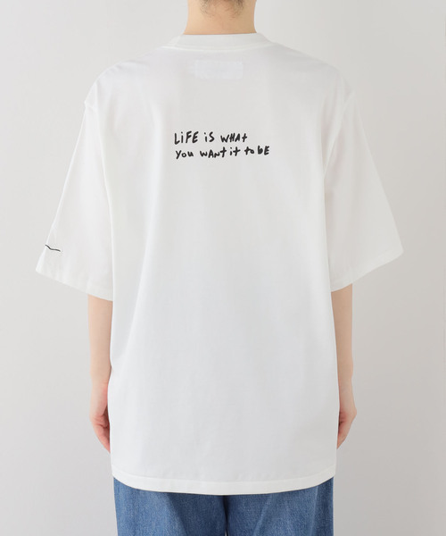 FRAMeWORK(フレームワーク)の「JANE SMITH/ジェーンスミス jay tanju BE INSANE ss tシャツ(Tシャツ/カットソー・レディース・レッド/ホワイト・FREE)」の15枚目の写真