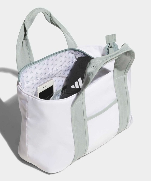adidas（アディダス）の「ウィメンズ カートバッグ【adidas Golf/アディダスゴルフ】（ハンドバッグ・レディース・ホワイト/ブラック・FREE）」の5枚目の写真