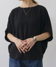 体型カバードルマンスリーブブラウス