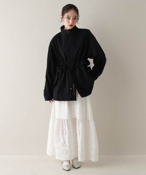 RAGEBLUE（レイジブルー）の「切り替えコットンレースフレアスカート（スカート・レディース・ホワイト・FREE）」の7枚目の写真