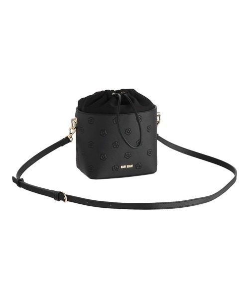 MARY QUANT（マリークワント）の「シンプルエンボスデイジー ドロストショルダー（ショルダーバッグ・レディース・ベージュ/ライトブルー/ブラック・FREE）」の17枚目の写真