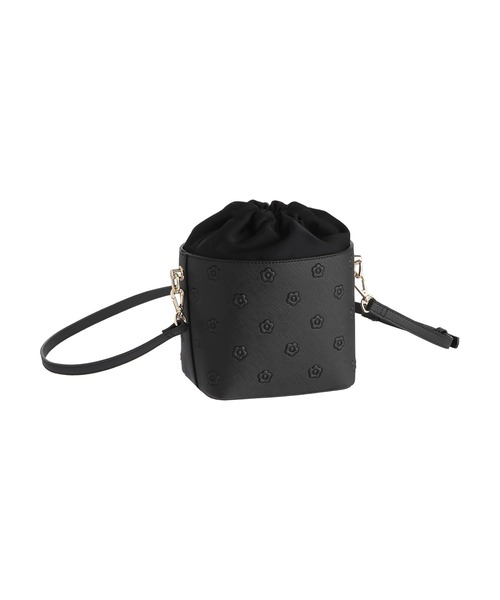 MARY QUANT（マリークワント）の「シンプルエンボスデイジー ドロストショルダー（ショルダーバッグ・レディース・ベージュ/ライトブルー/ブラック・FREE）」の18枚目の写真
