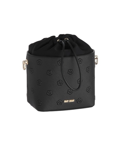 MARY QUANT（マリークワント）の「シンプルエンボスデイジー ドロストショルダー（ショルダーバッグ・レディース・ベージュ/ライトブルー/ブラック・FREE）」の19枚目の写真